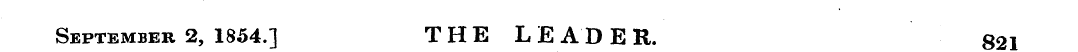 September 2, 1854.] THE LEADER. § 21