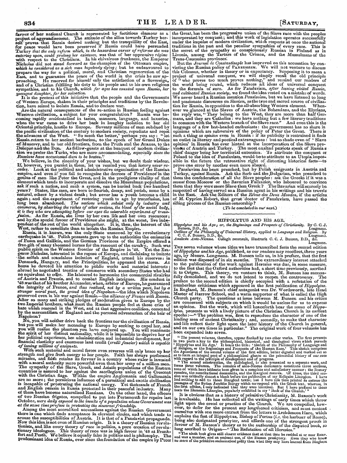 Leader (1850-1860): jS F Y, Country edition - A Russian Pamphlet.* [.We Repeat The Cau...