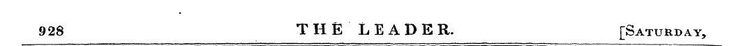 928 THE LEADER. [Saturday,
