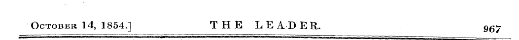 October 14, 1854.] THE LEADER. 967