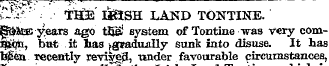 £%"? r " • ¦ . TBQS ' HaSH LAND TONTINE....