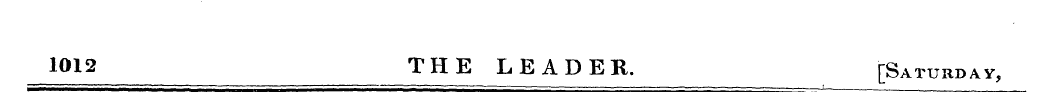 1012 THE LEADER. [Saturday,