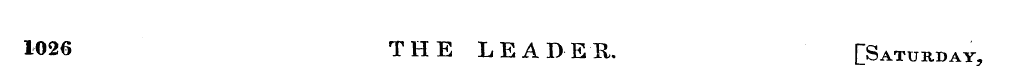 1026 THE LEADER. [Saturday,