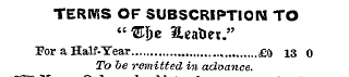 TERMS OF SUBSCRIPTION TO "®&e 3leabet." ...