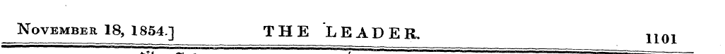 November 18, 1854.] THE LEADER. 1101