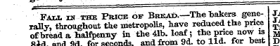 »^ Faij. -js-tbb, Price of Brbad.—The ba...