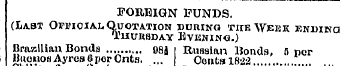 FOREIGN FUNDS. (IJA9T OrjficiAX. Quotati...