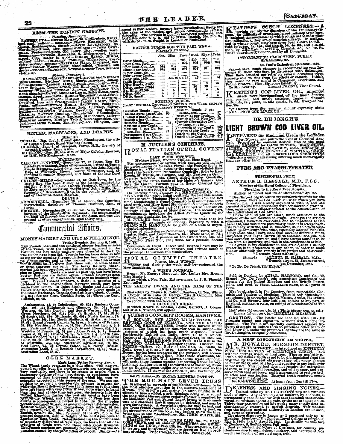 Leader (1850-1860): jS F Y, 2nd edition - Si Foreign Funds. M (Last Oibiciax Quota...