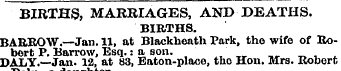 BIRTHS, MARRIAGES, AND DEATHS. BIRTHS. B...