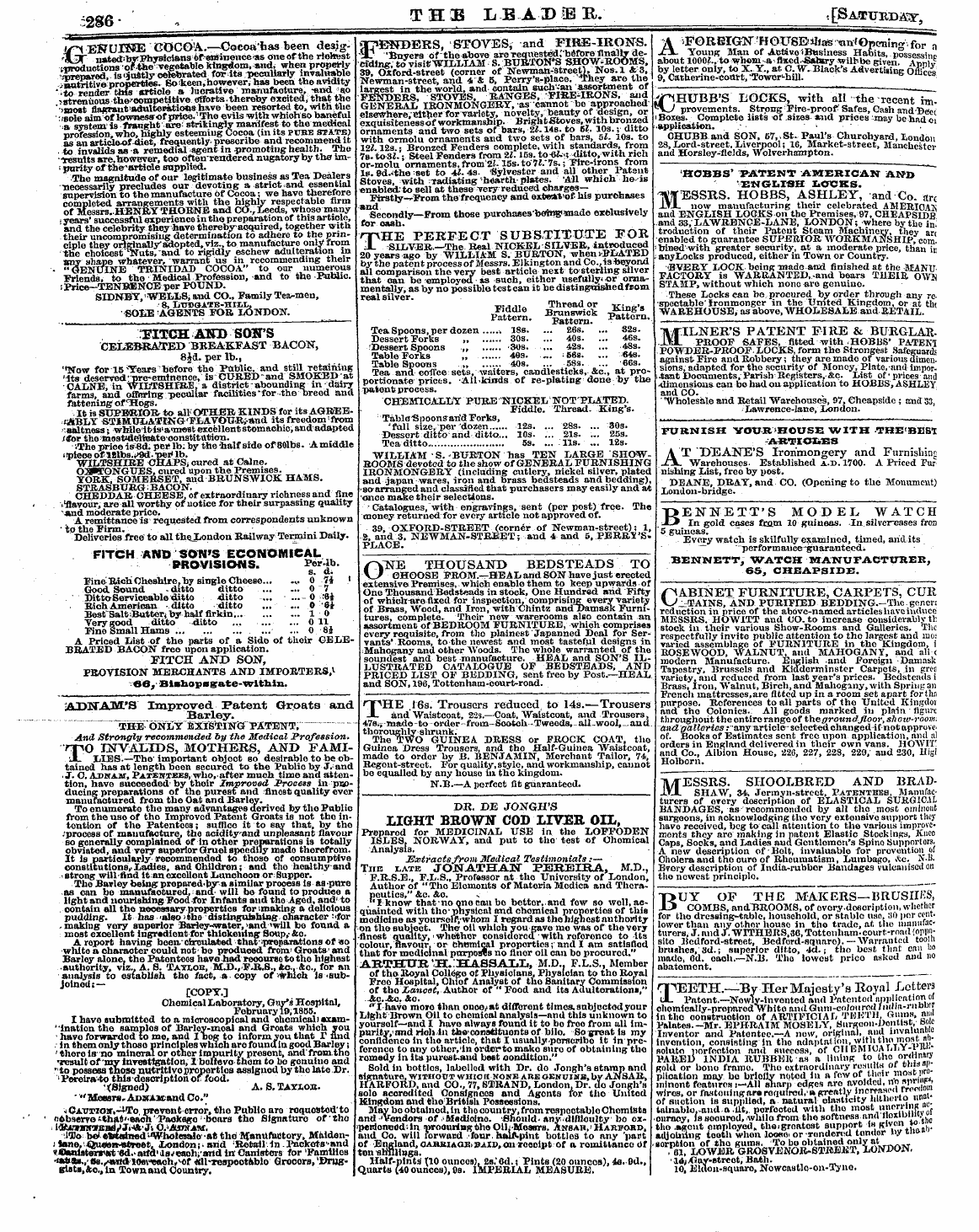 Leader (1850-1860): jS F Y, 2nd edition - Ad02215