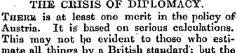 THE CRISIS OF DIPLOMACY. Thekm is at lea...