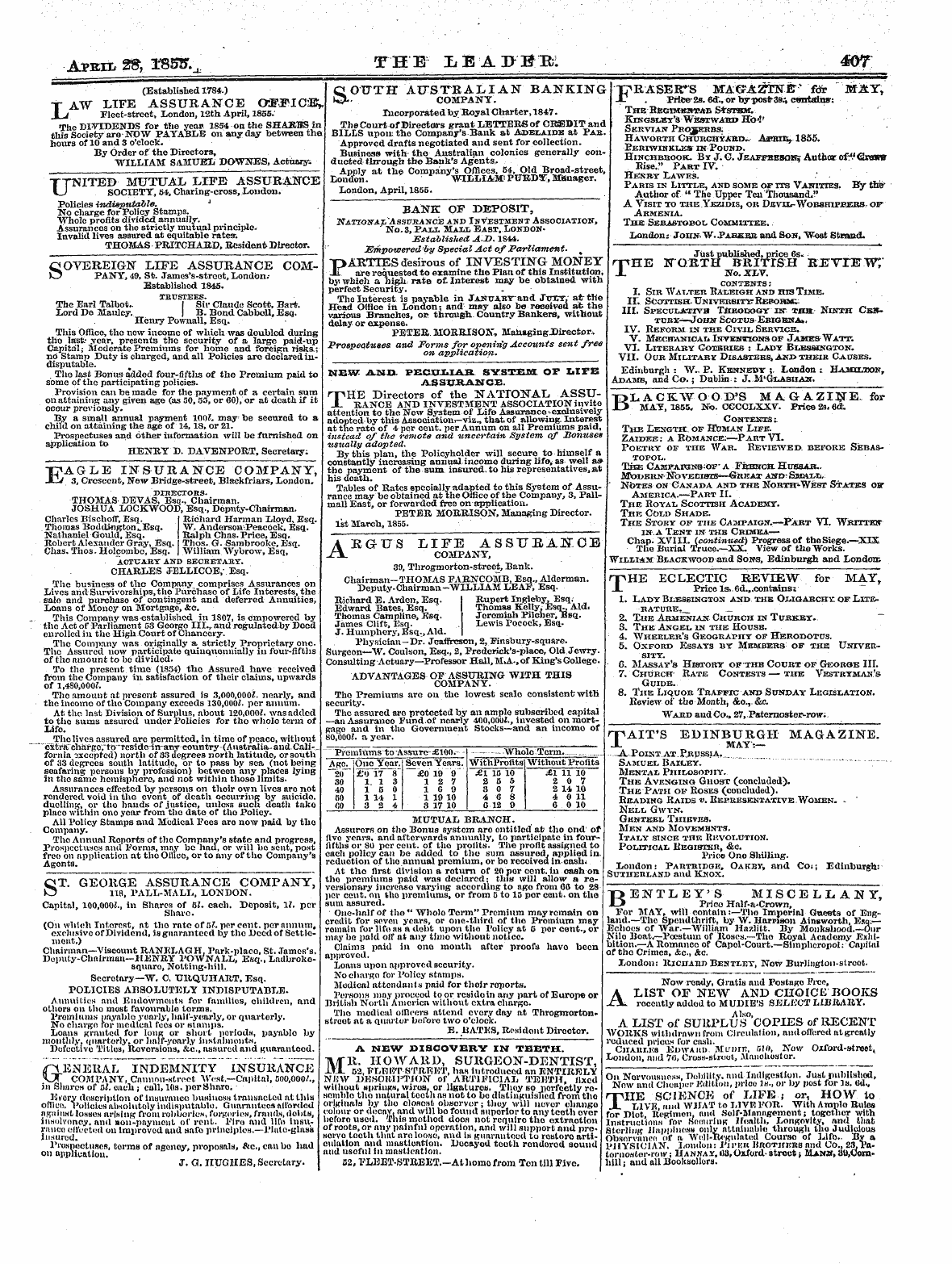 Leader (1850-1860): jS F Y, 2nd edition - Ad02316