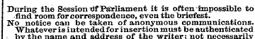 During the Session tlf Parliament it is ...