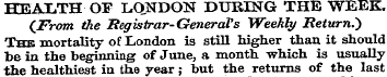 HEALTH OF LONDON DURING THE WEEK. (From ...