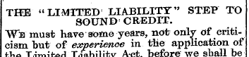 THEE "LIMITED LIABILITY" STEP TO SOUND C...