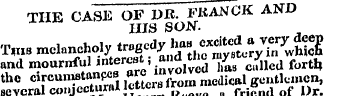 THE CASE OF »R. FBANCK AND HIS SON. T,i....