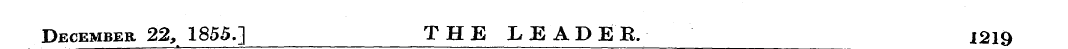 December 22, 1855.] THE LEADER. 1219