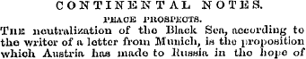 CONTINENTAL NOTES. 1M1A.O12 rnOSI'EGTS. ...