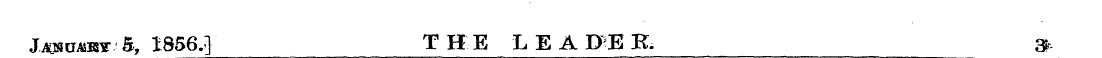 January 5, 1856.] T H E LEA HE K. »