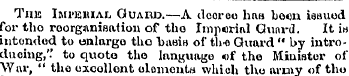 Tins Imi'Isvial Guard.—A dooroo ban boon...