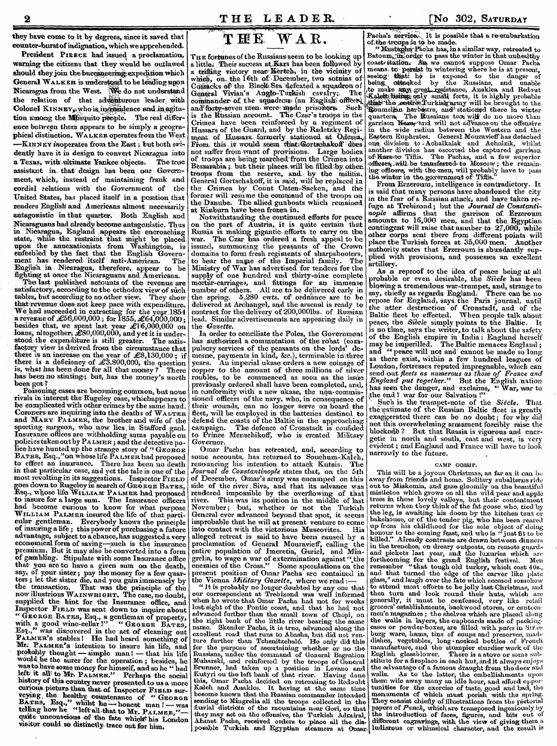 Leader (1850-1860): jS F Y, 2nd edition - __ 2 The Leadeb, [No 302, Saturday