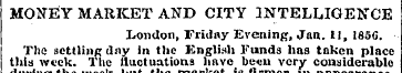 MONEY MARKET AND CITY INTELLIGENCE Londo...