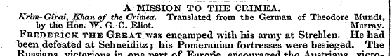 A MISSION TO THE CRIMEA. Krim-Girai, ipi...