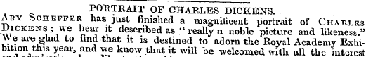 P011TEAIT OF CHARLES DICKENS. Ary bCHEFF...