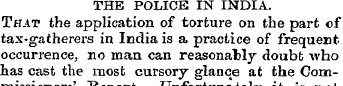 THE POLICE IN INDIA. That the applicatio...