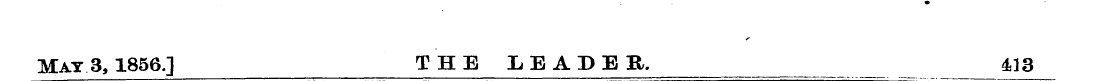 May 3, 1856.] THE LEADER, 433