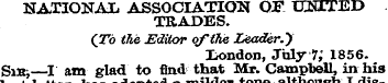 NATIONAL ASSOCIATION OF UNITED TRADES. (...