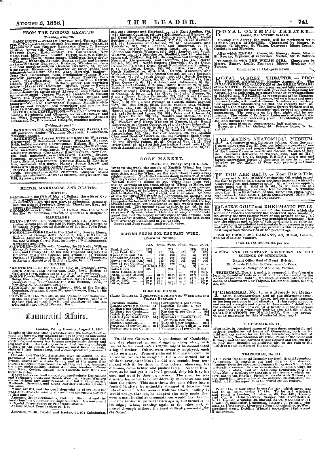 Leader (1850-1860): jS F Y, 2nd edition - Ad02112