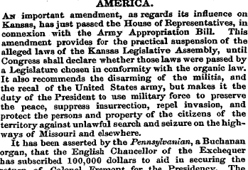 m AMERICA. An important amendment, as re...