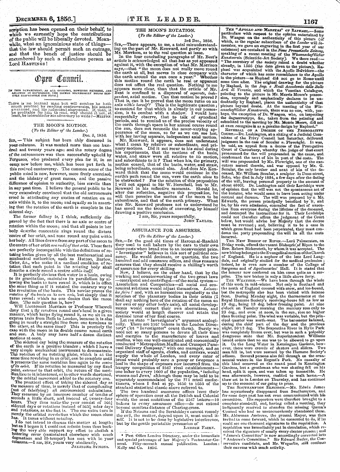 Leader (1850-1860): jS F Y, 2nd edition - " ¦ ¦ ' /Hvifimt /(Trrwttnl Veu-Ufu. Vjlyuuiulu „.