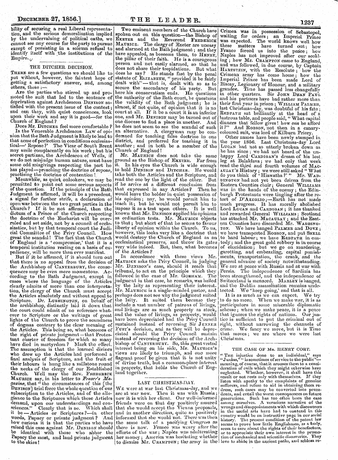 Leader (1850-1860): jS F Y, 2nd edition - R . I 1 1 '. '. ' I : , , - E - , In ". ...