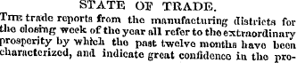 STATE OP TRADE. Trm trade reports from t...