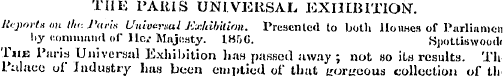 THE PAUIS UNIVERSAL EXHIBITION-. lUyorts...