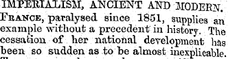 IMPERIALISM, ANCIENT AND MODERN. France,...