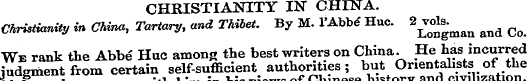 CHRISTIANITY IN CHINA. Christianity in C...