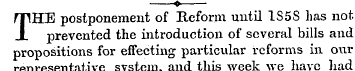 p- fTlHE postponement of Reform until 1S...