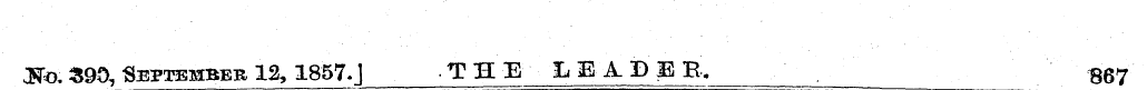 JSfo. 390, September 12,1857. J T H E ¦ ...