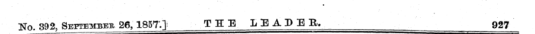 No. ; 392, September 26,1857'.]' THE LEA...