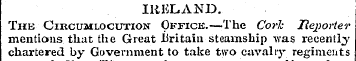 IRELAND. The Circumlocution Office.—The ...