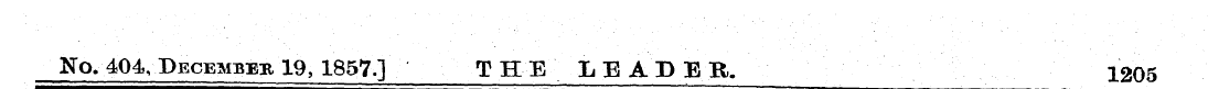 No. 404, December 19, 1857.] T HE L E AD...