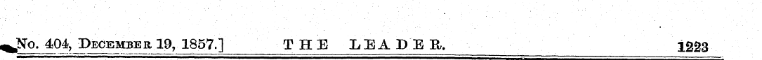 ^ No. 404, December 19, 1857.] THE IiEA ...