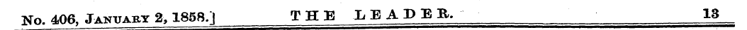 No. 406, January 2,1858.J THB IEADBB." ¦...