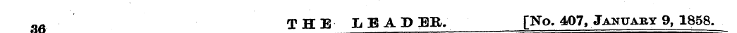 qfi THE LEADER. [No. 407, Jantjaby 9, 18...