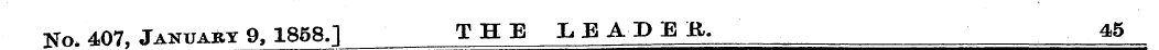 No. 407, January 9, 1858.1 THE LBADE&, '...