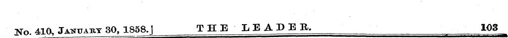 No. 410, January 30, 1858. J T E E L E A...