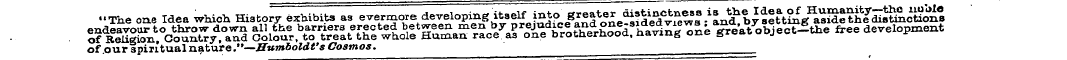 "The orxe Idea which History exhibits a3...